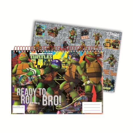 A4 Teenage Mutant Ninja Turtle Sketch Book With Stickers £1.99